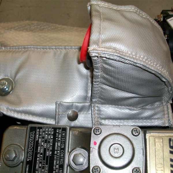 exhaust insulation blanket