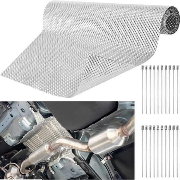 exhaust manifold heat shield material